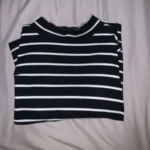 Black and white striped long sleeve